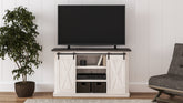 Coral Furniture - Ashley Furniture - Dorrinson 54" TV Stand - 54" / Two-tone - W287-48