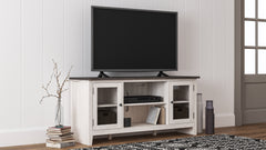 Coral Furniture - Ashley Furniture - Dorrinson 60" TV Stand - 60" / Two-tone - W287-68