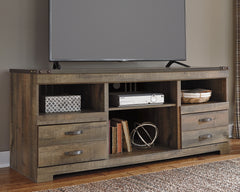Coral Furniture - Ashley Furniture - Trinell TV Stand - 63" / Brown - W446-68