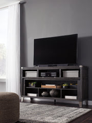 Coral Furniture - Ashley Furniture - Todoe 65" TV Stand - 65" / Gray - W901-68