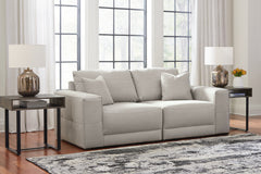 Coral Furniture - Ashley Furniture - Next-Gen Gaucho Sectional - RAF 2-Piece Sectional Loveseat / Gray - 18304S3