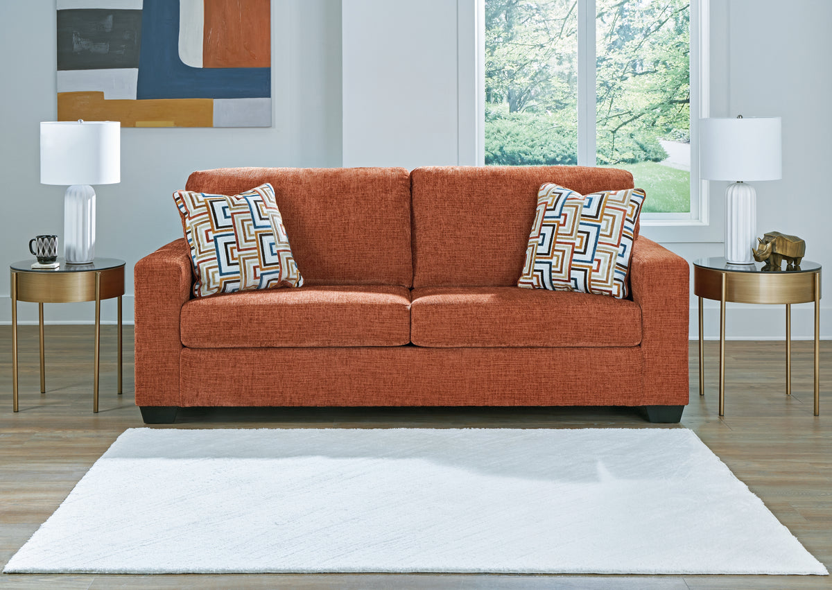 Coral Furniture - Ashley Furniture - Aviemore Living Room - Queen Sofa Sleeper / Ink - 2430339