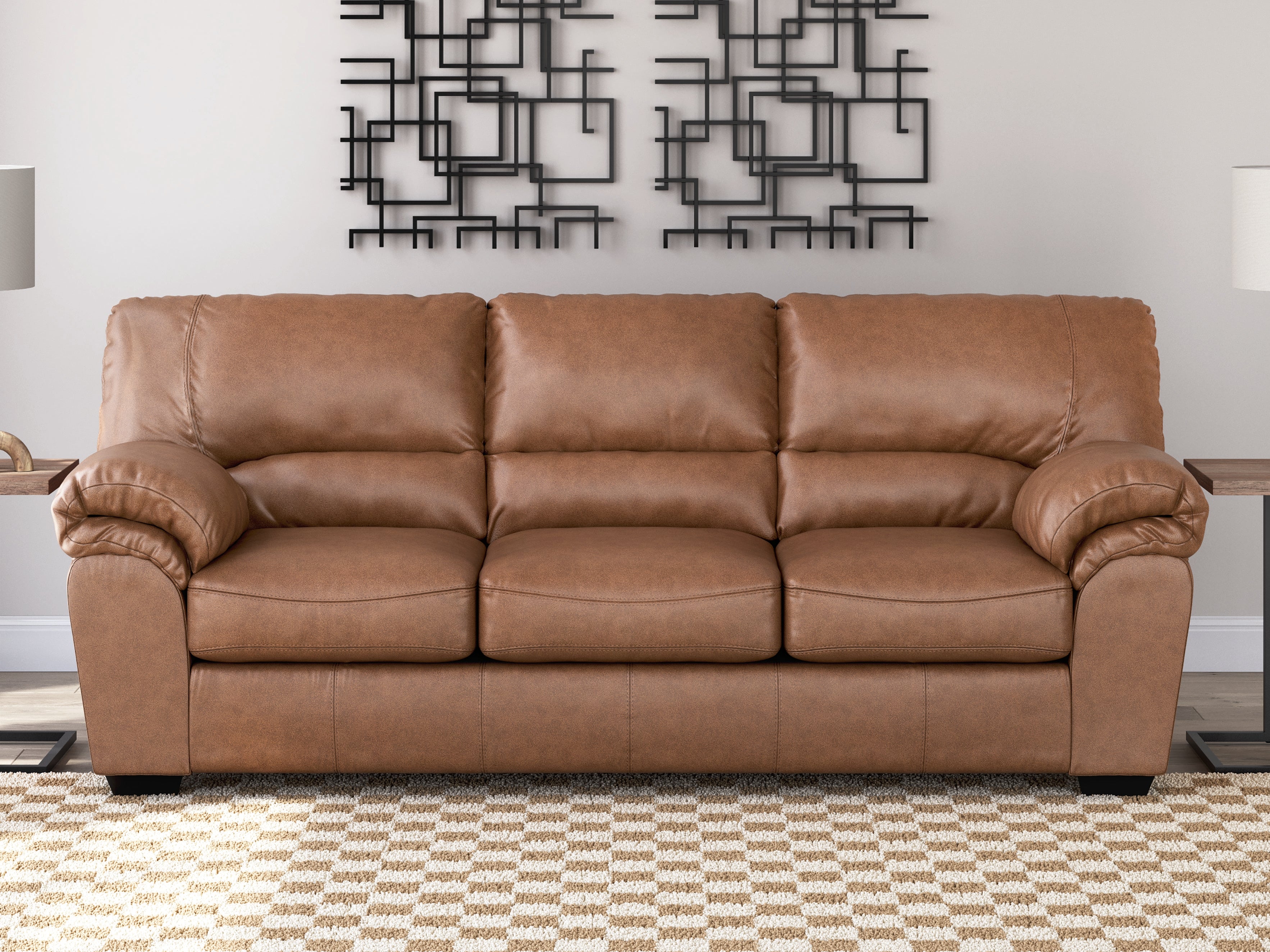 Coral Furniture - Ashley Furniture - WillowBend Living Room - Sofa / Caramel - PC2770438