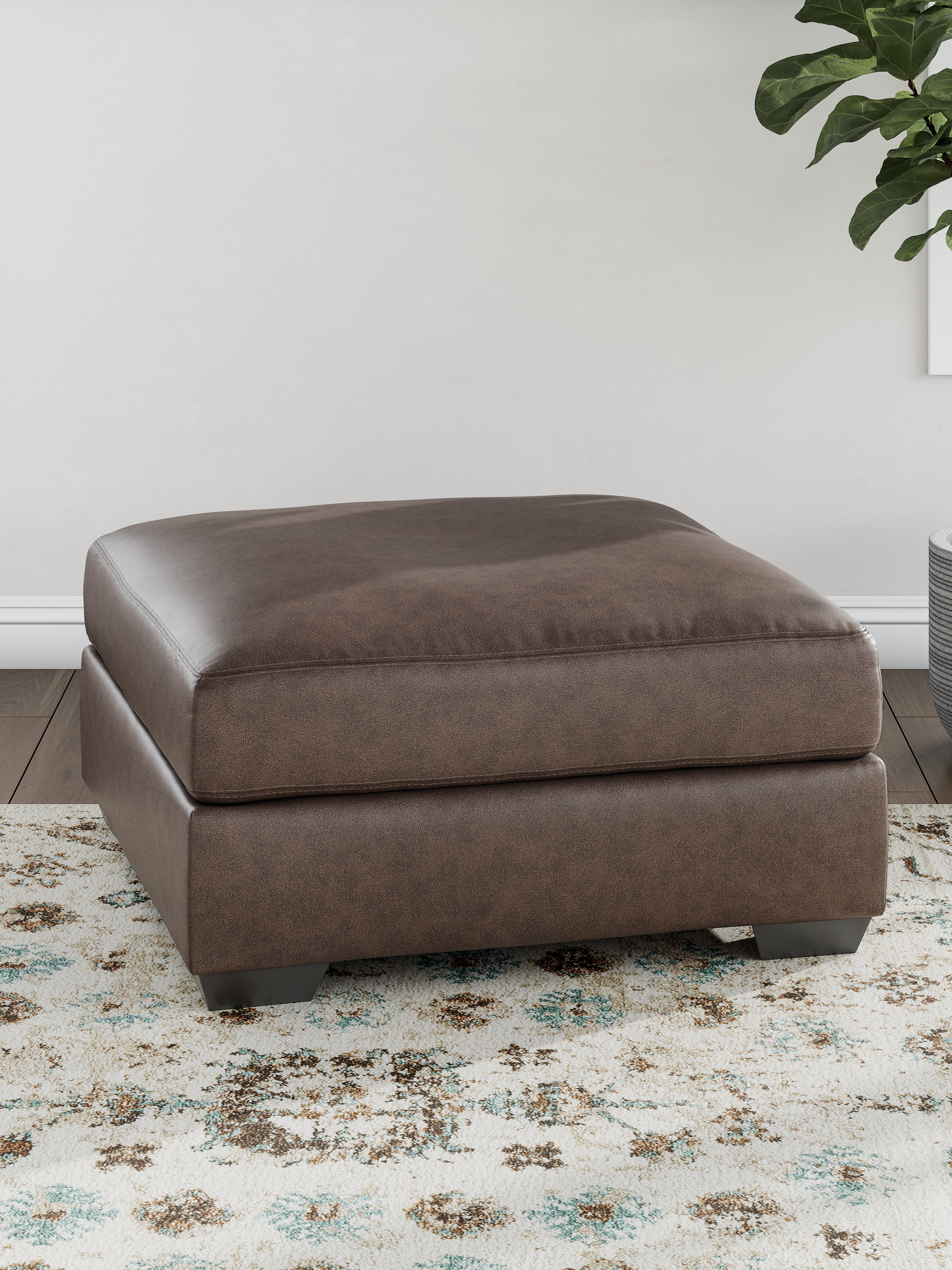 Coral Furniture - Ashley Furniture - WillowBend Living Room - Oversized Accent Ottoman / Umber - PC2770508