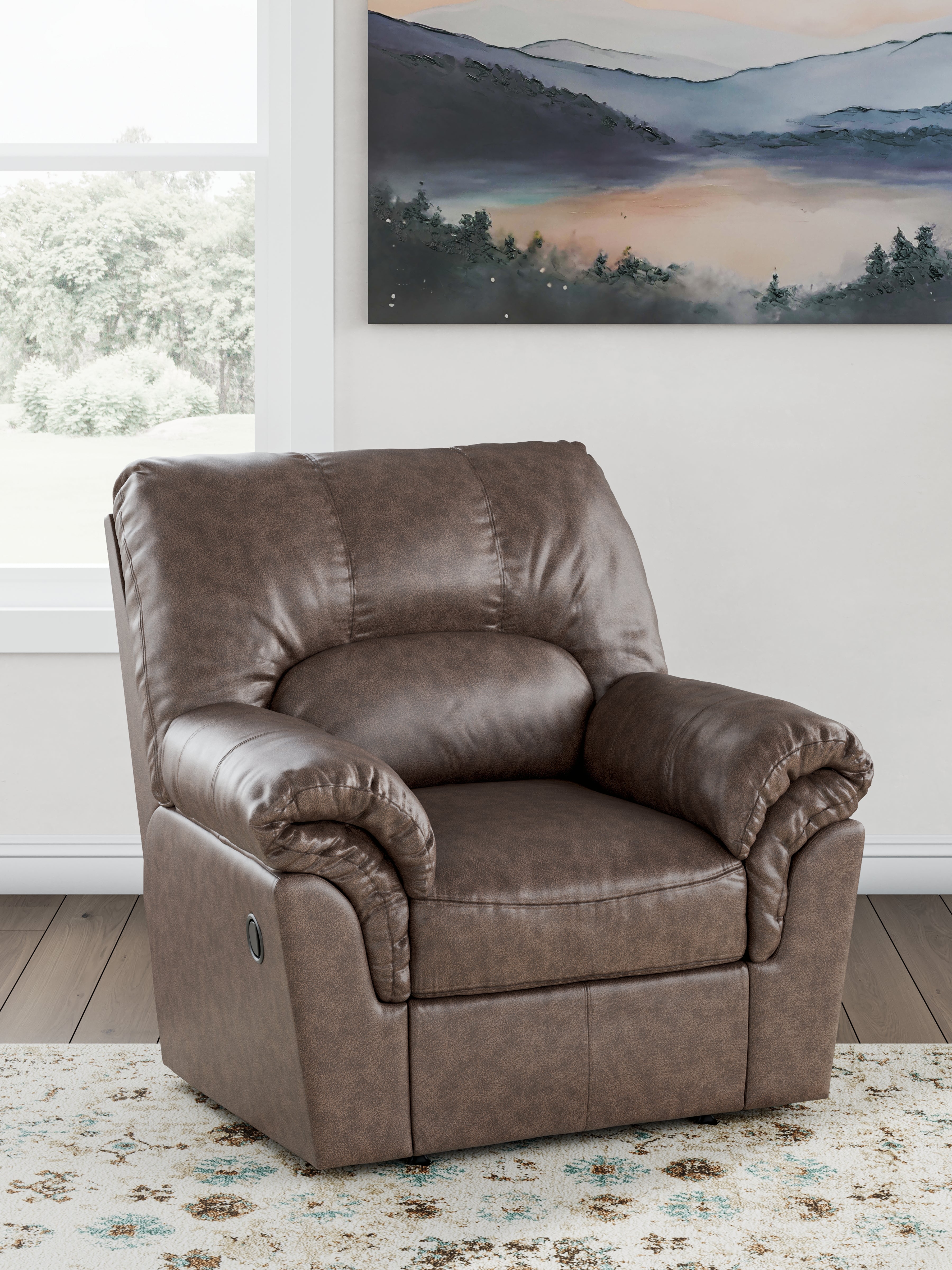 Coral Furniture - Ashley Furniture - WillowBend Living Room - Rocker Recliner / Umber - PC2770525