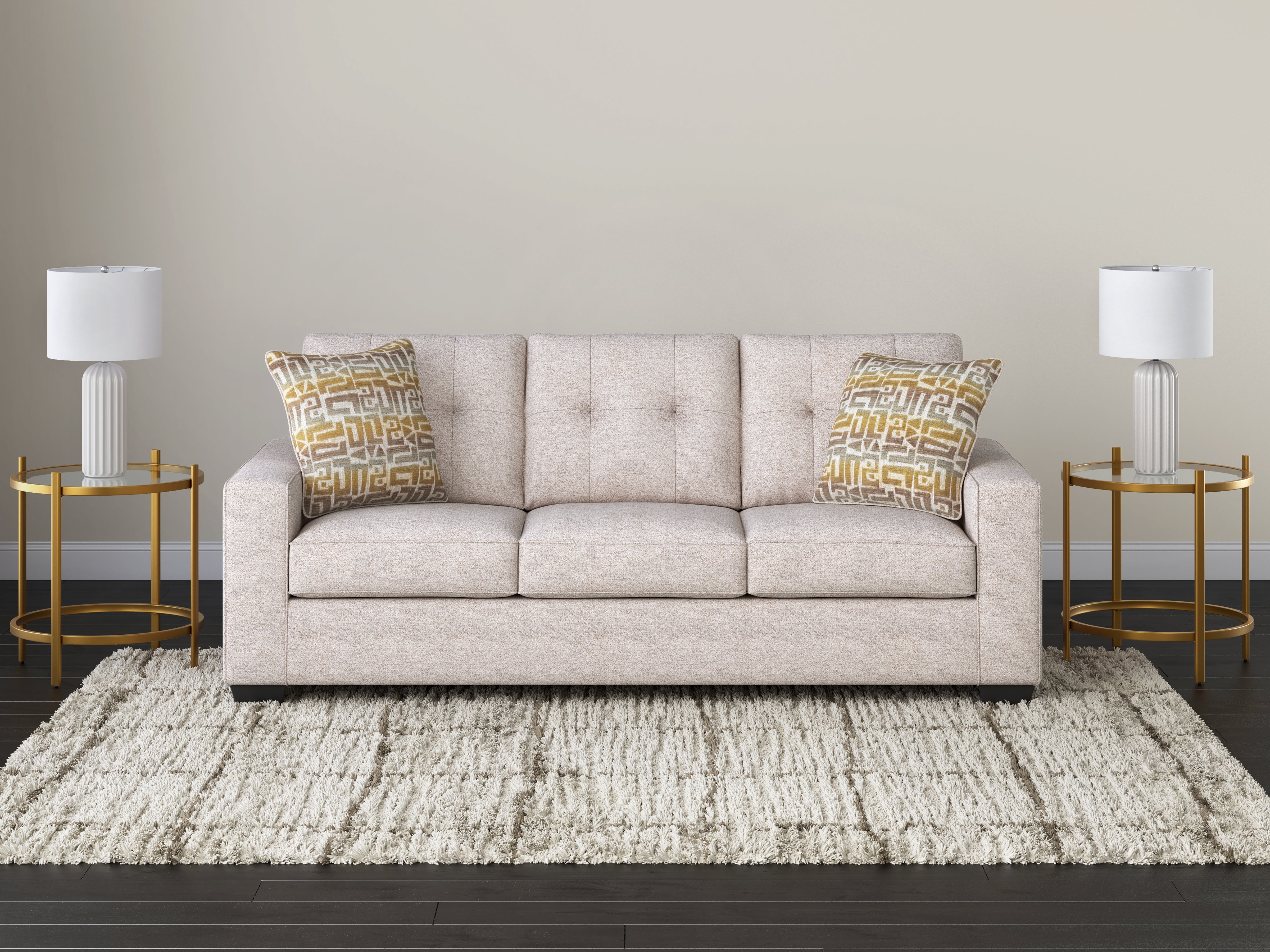 Coral Furniture - Ashley Furniture - Larimer Living Room - Sofa / Stone - PC2920338