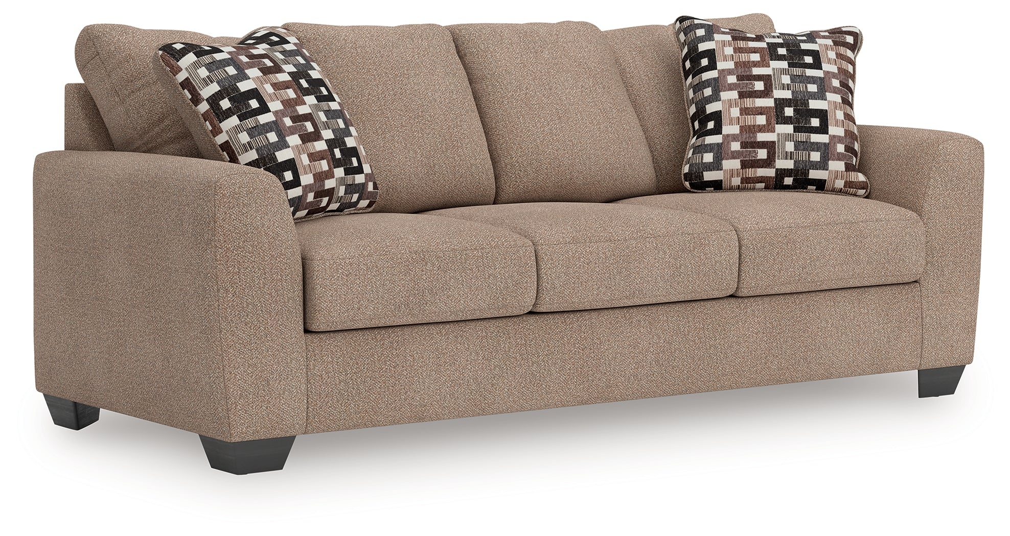 Coral Furniture - Ashley Furniture - Triston-Peaks Living Room - Queen Sofa Sleeper / Suede - 3020439