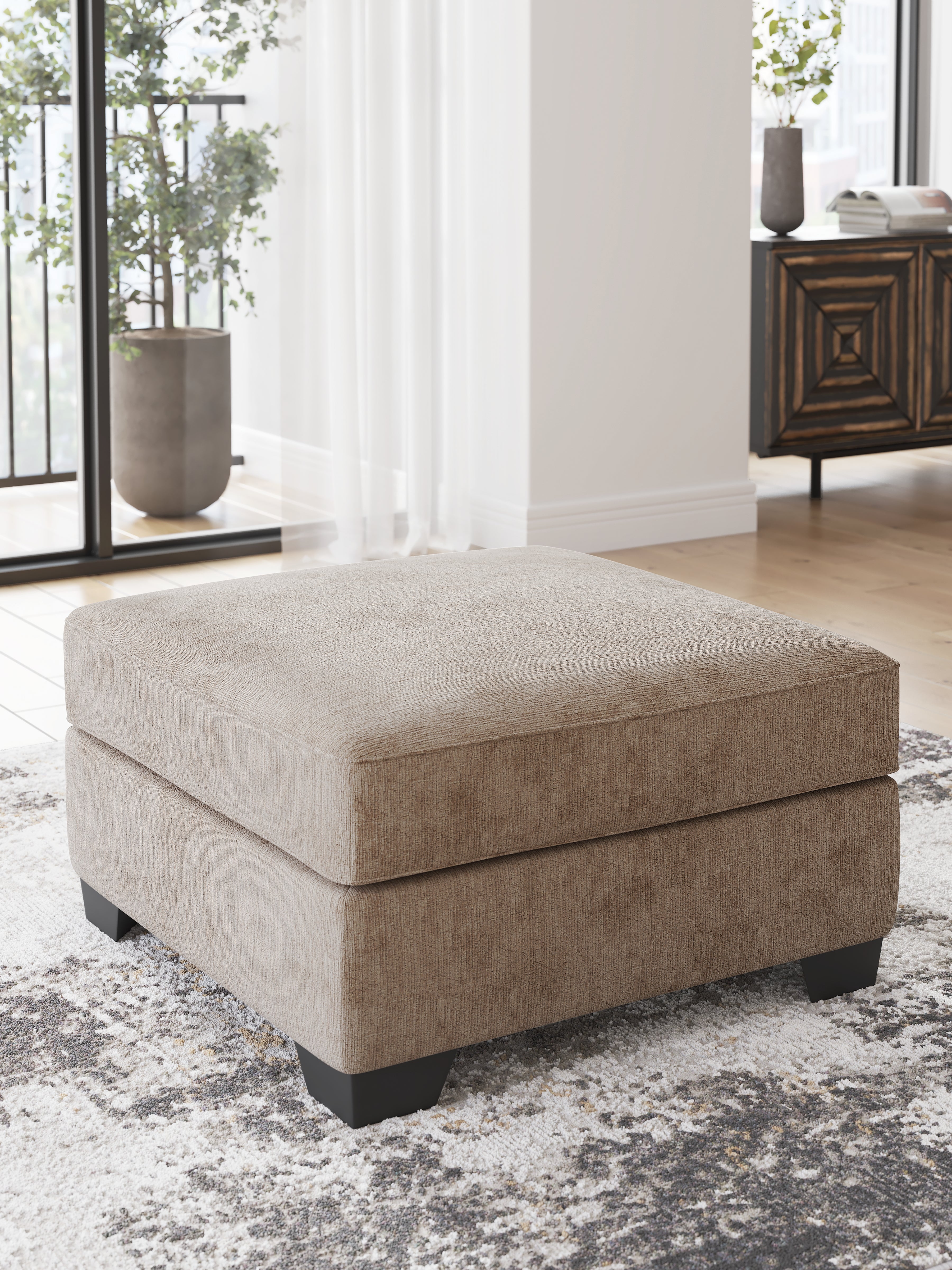 Coral Furniture - Ashley Furniture - Olten Living Room - Oversized Accent Ottoman / Mocha - 3130408