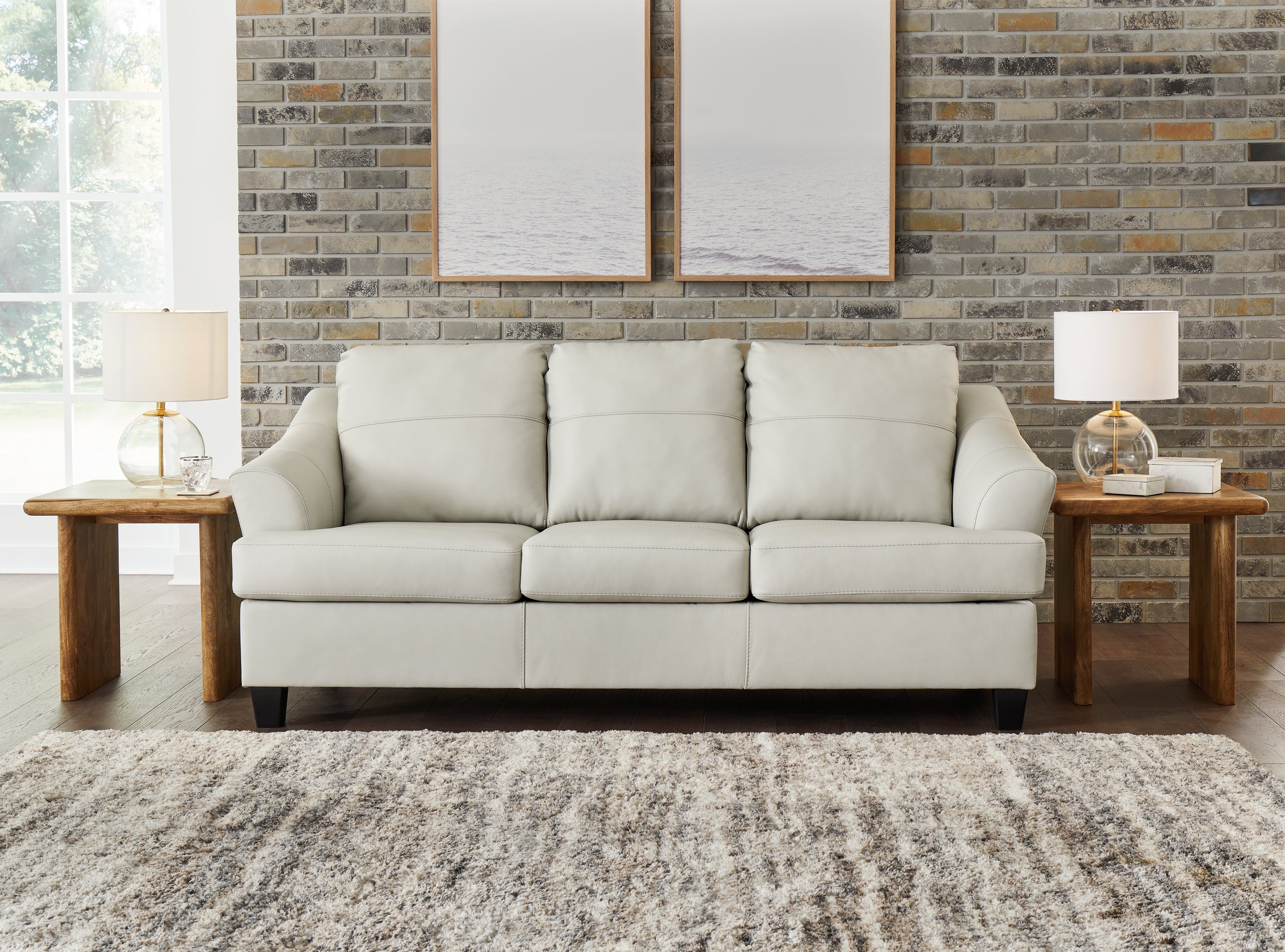 Coral Furniture - Ashley Furniture - Genoa Living Room - Sofa / Coconut - 4770438