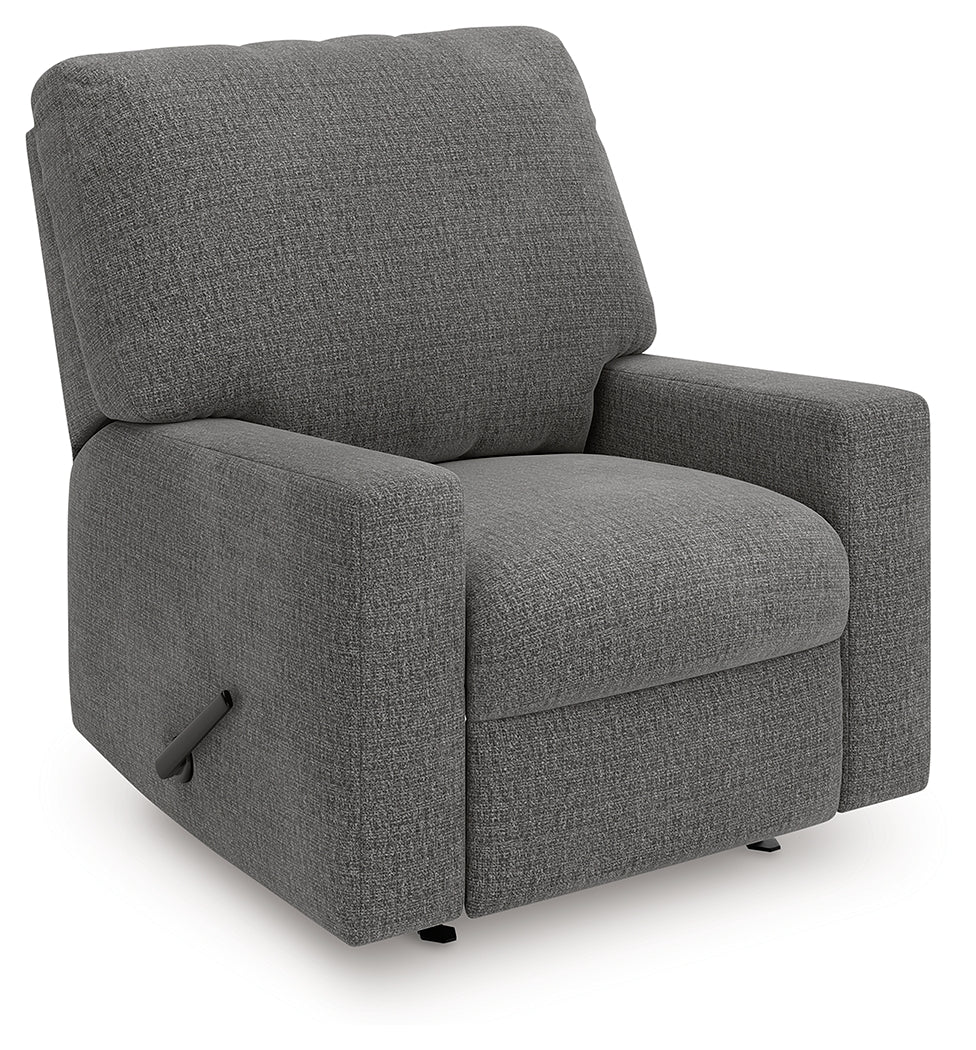 Coral Furniture - Ashley Furniture - Newellen Living Room - Rocker Recliner / Greystone - 4840525