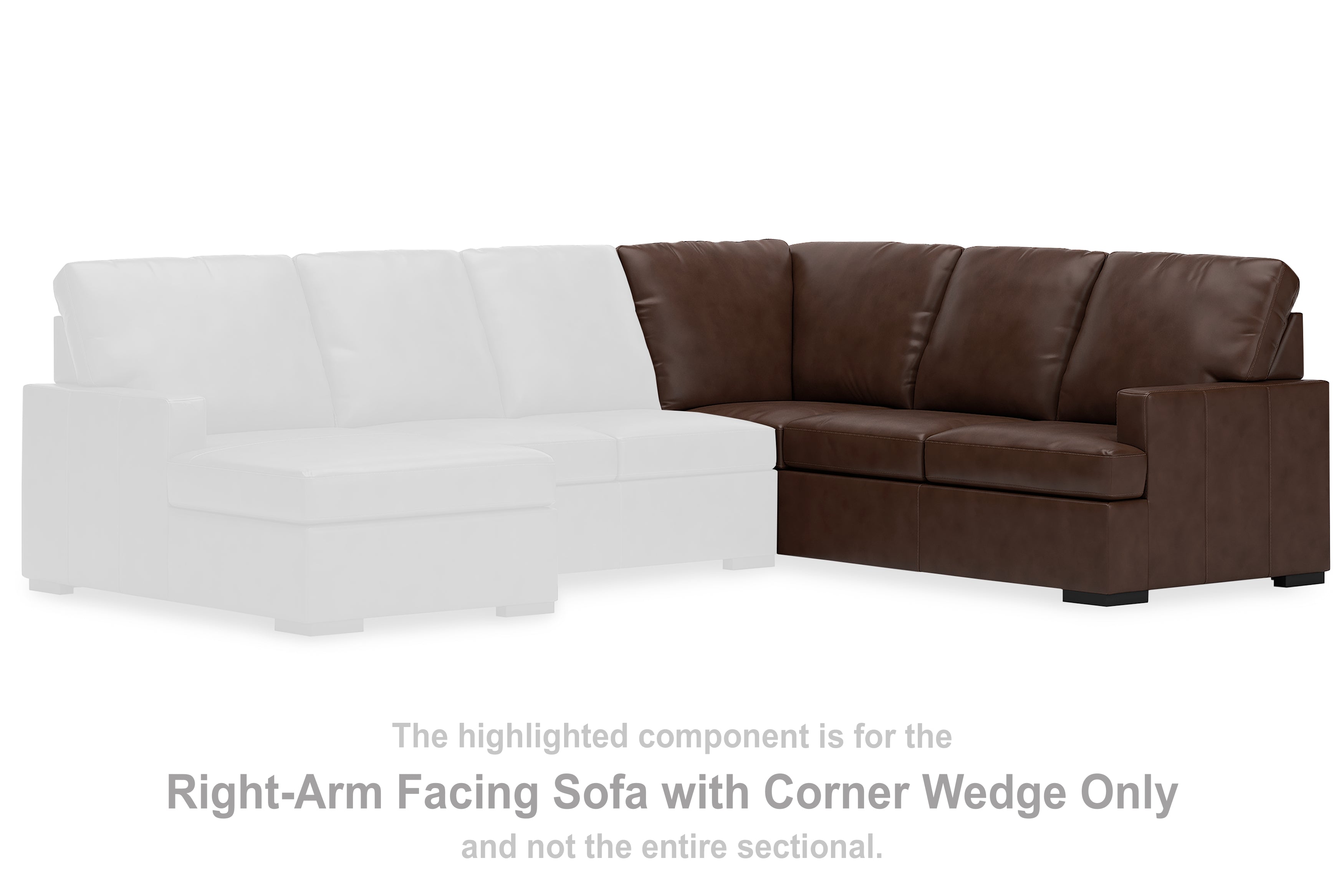 Coral Furniture - Ashley Furniture - McDowlan Sectional - RAF Sofa w/Corner Wedge / Coffee - PC4850449