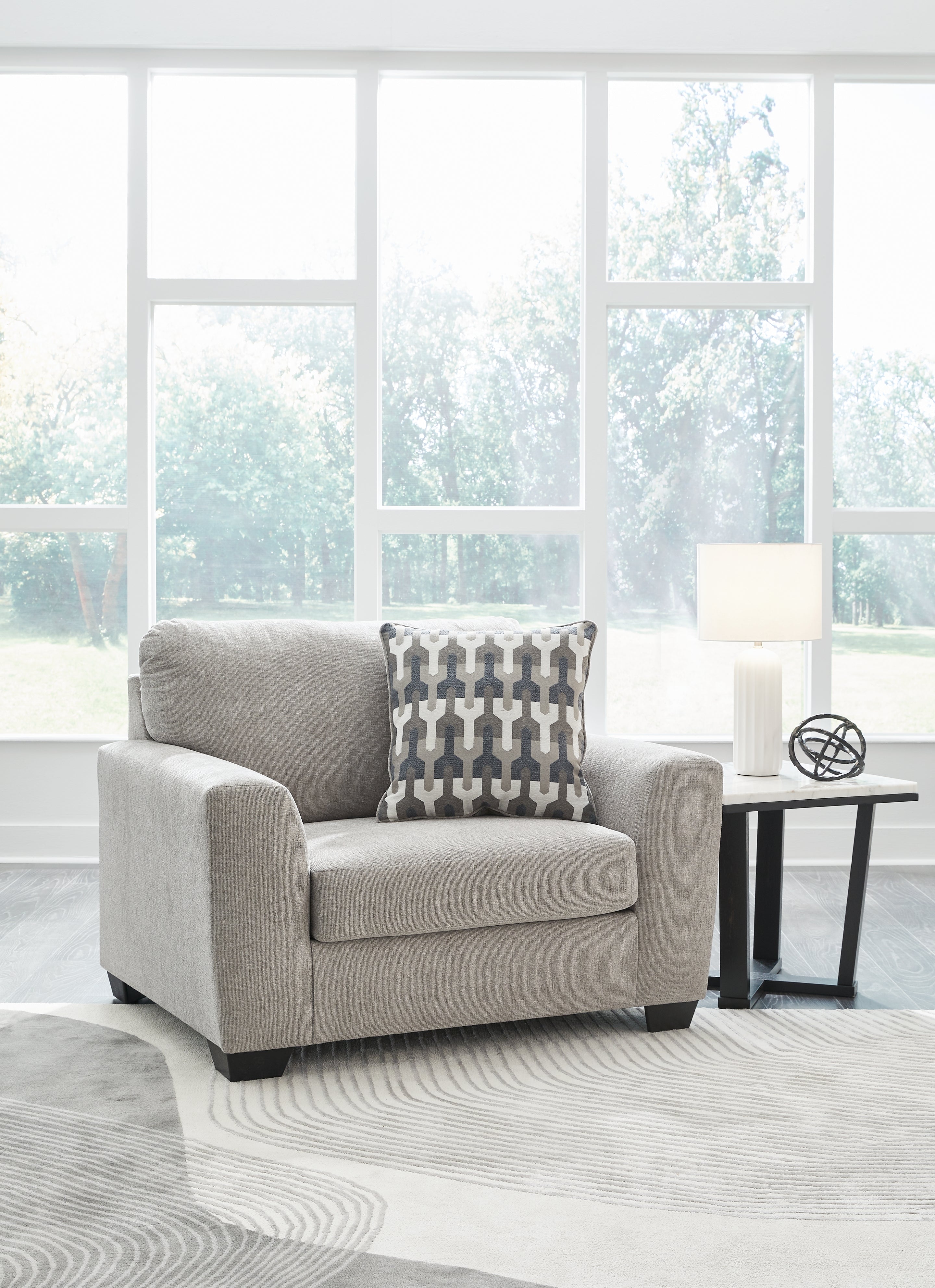 Coral Furniture - Ashley Furniture - Avenal Park Living Room - Chair and a Half / Flannel - 5080523