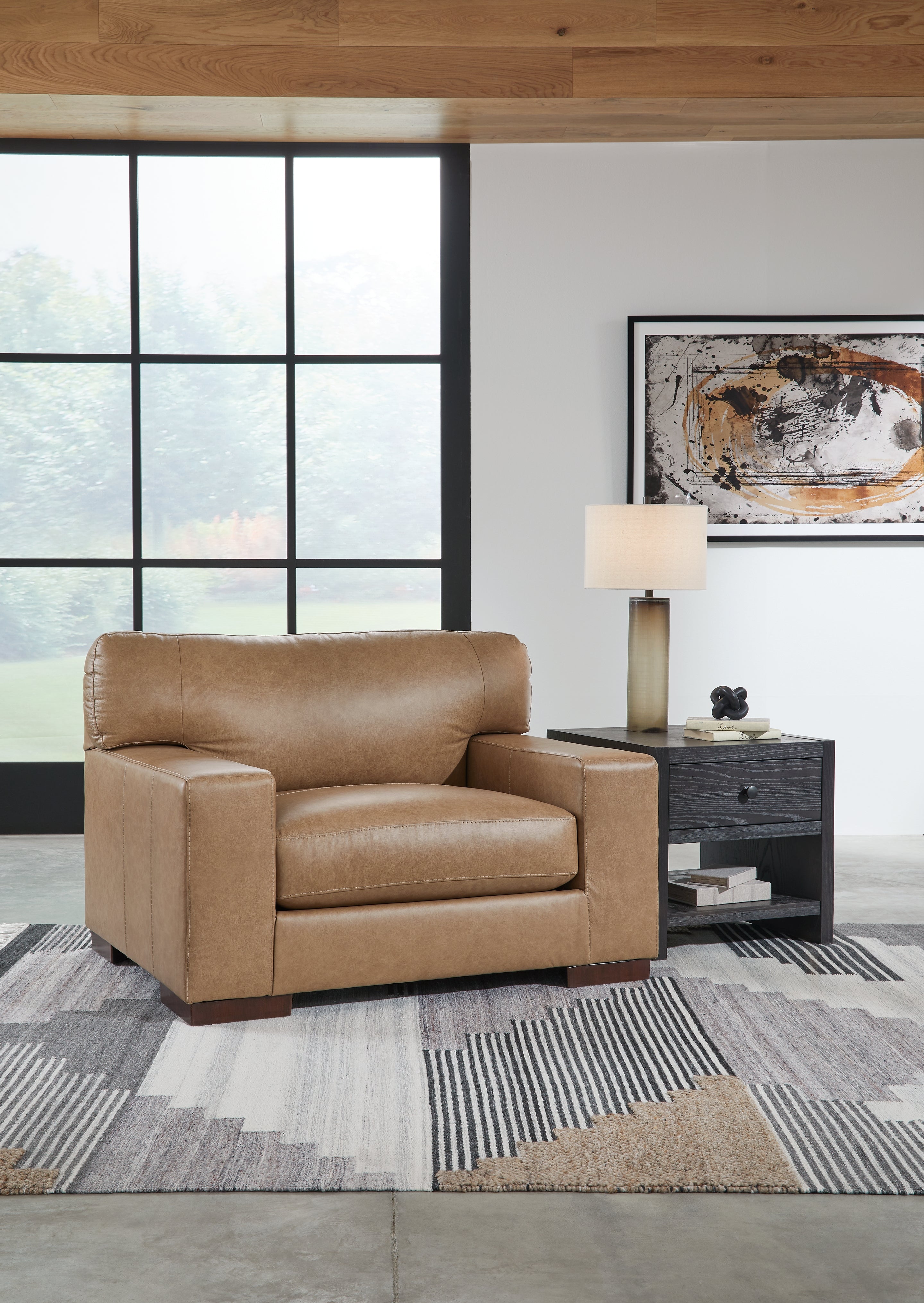 Coral Furniture - Ashley Furniture - Lombardia Living Room - Chair and a Half / Tumbleweed - 5730223