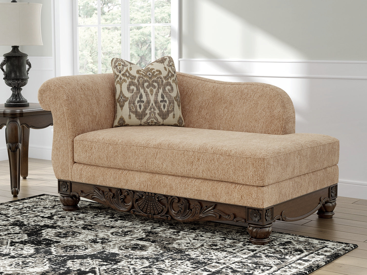Coral Furniture - Ashley Furniture - Chelsworth Living Room - RAF Corner Chaise / Golden - PC5790516