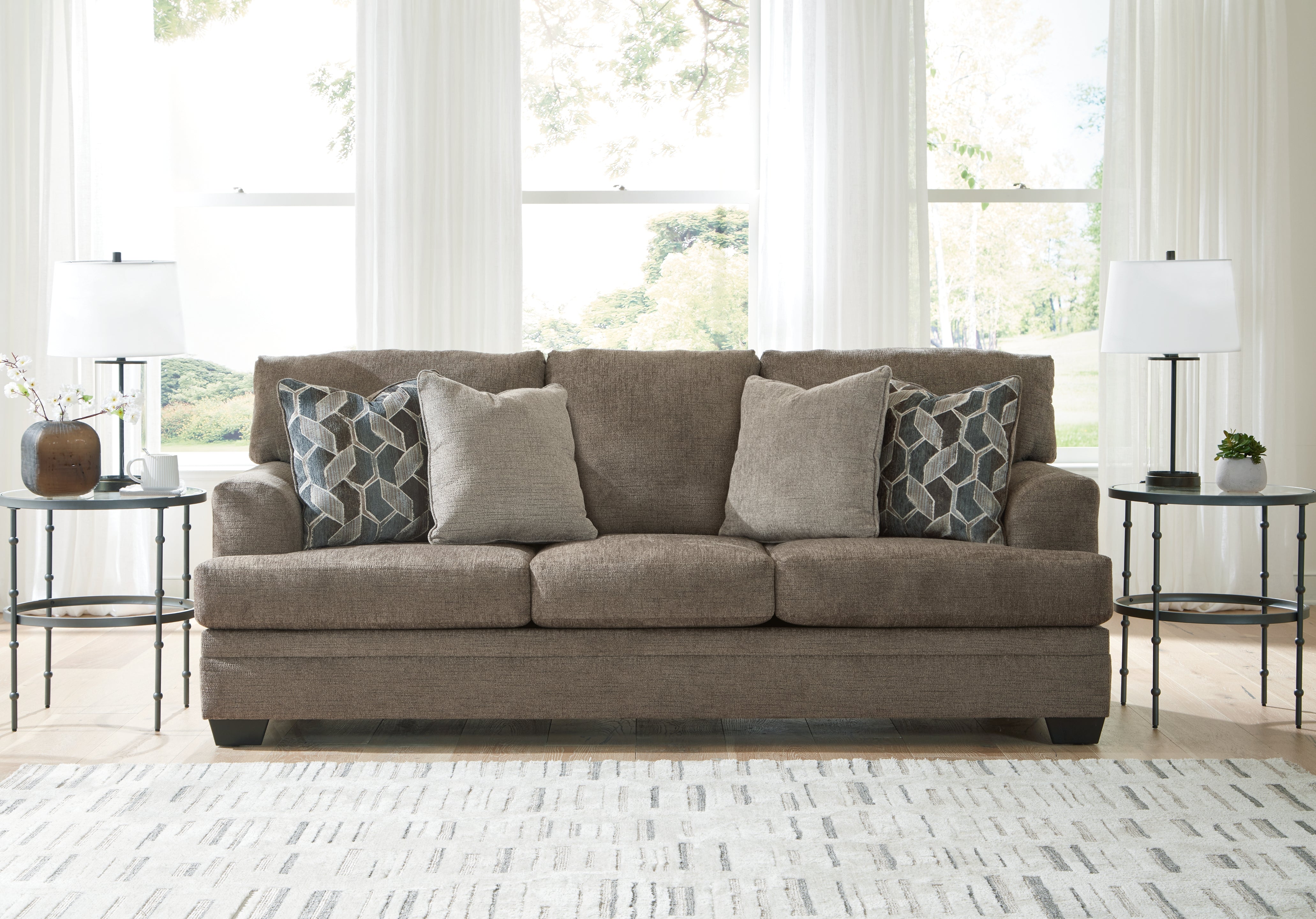 Coral Furniture - Ashley Furniture - Stonemeade Living Room - Sofa / Nutmeg - 5950538