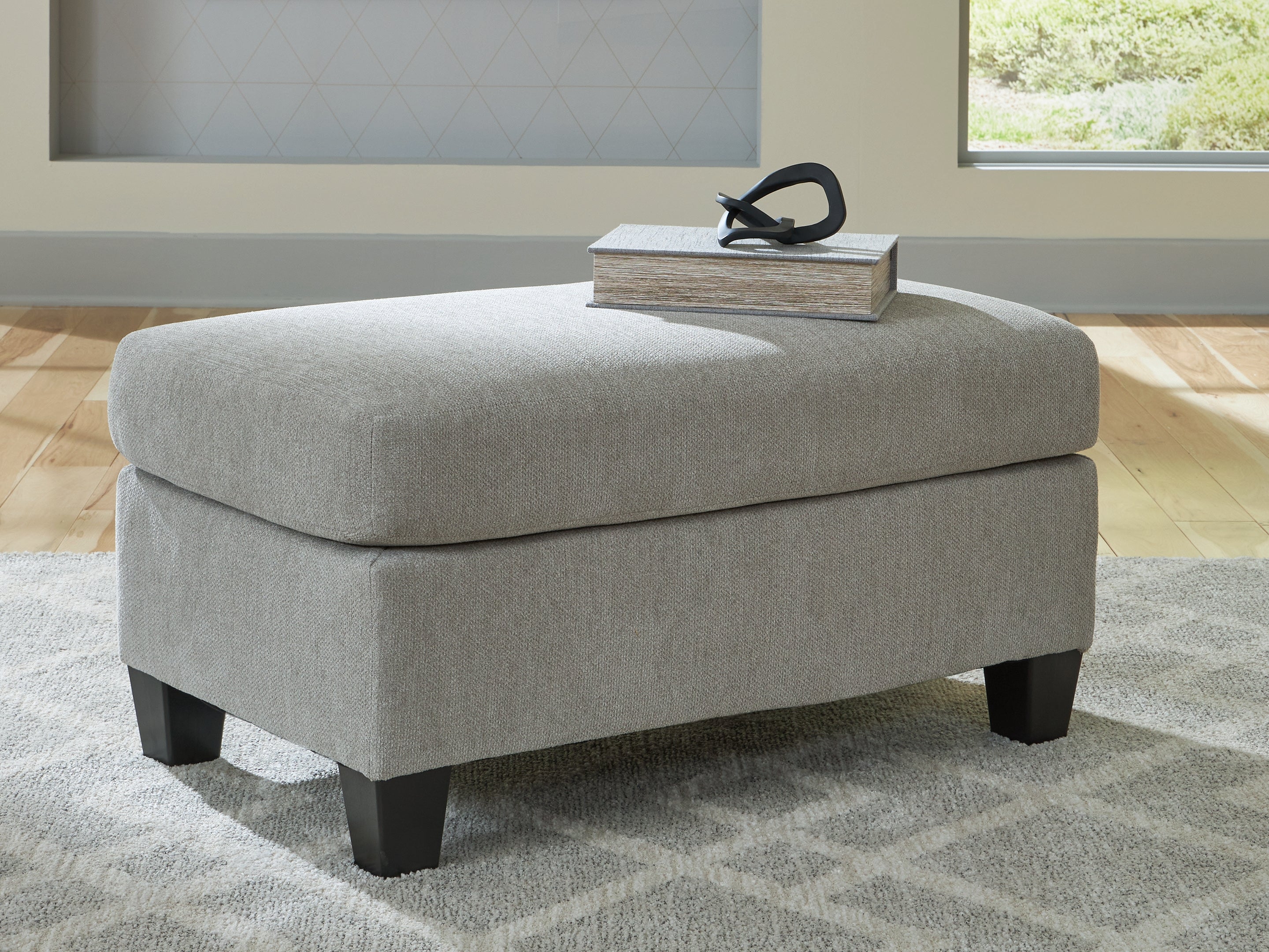 Coral Furniture - Ashley Furniture - Willarae Living Room - Ottoman / Taupe - 5980314