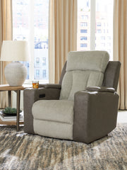 Coral Furniture - Ashley Furniture - WhipLash Living Room - PWR Recliner/ADJ Headrest / Sisal - PC6320413