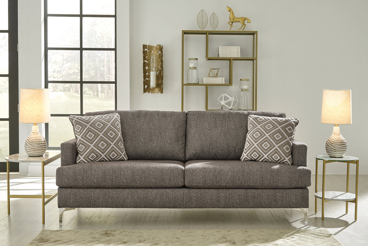 Coral Furniture - Ashley Furniture - Arcola Living Room - RTA Sofa / Java - 82604S1