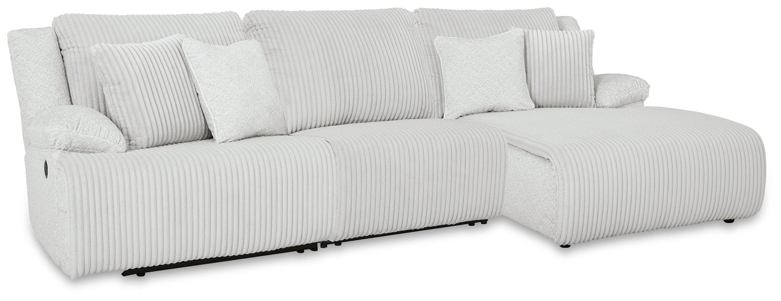 Coral Furniture - Ashley Furniture - Top Tier Sectional - 3-Piece Sectional Chofa / Alloy - 92706S10