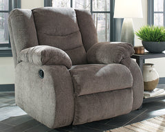 Coral Furniture - Ashley Furniture - Tulen Living Room - Reclining Sofa / Gray - 9860688