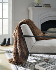 Coral Furniture - Ashley Furniture - Bellethrone Throw - Throw / Brown - A1000987T