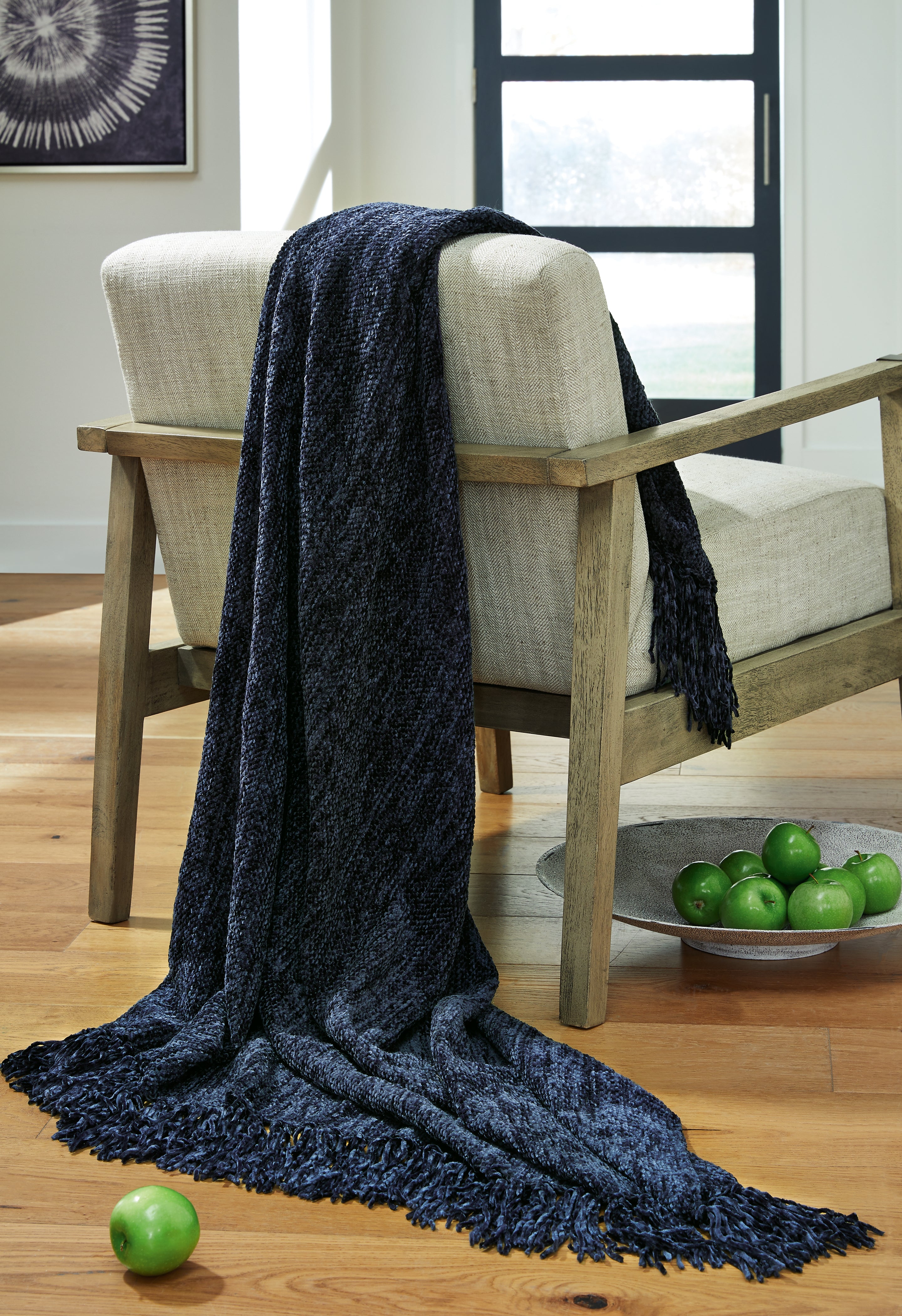 Coral Furniture - Ashley Furniture - Tamish Throw - Throw / Blue - A1001022T