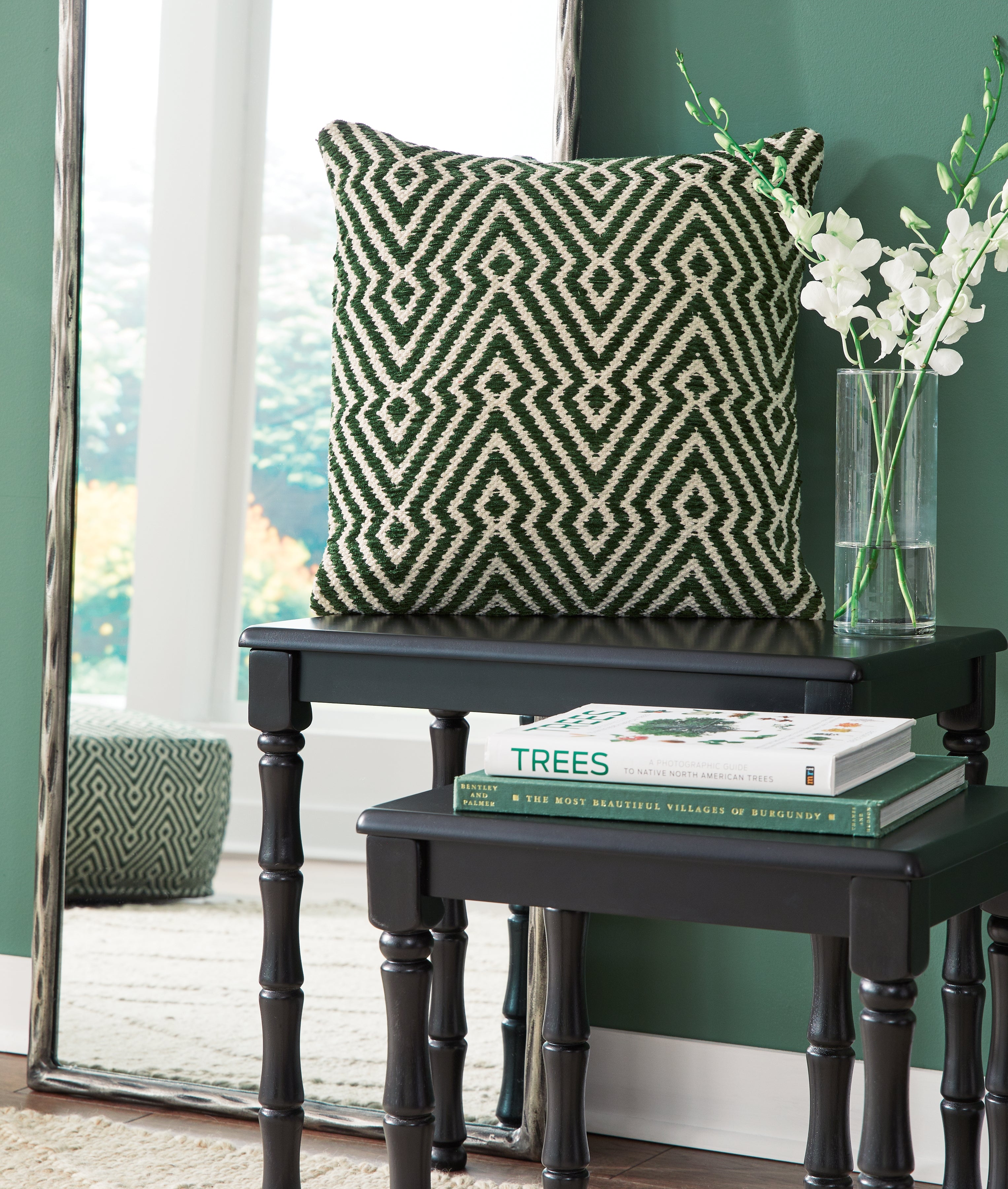 Coral Furniture - Ashley Furniture - Digover Pillows - Pillow / Green/Ivory - A1001036P