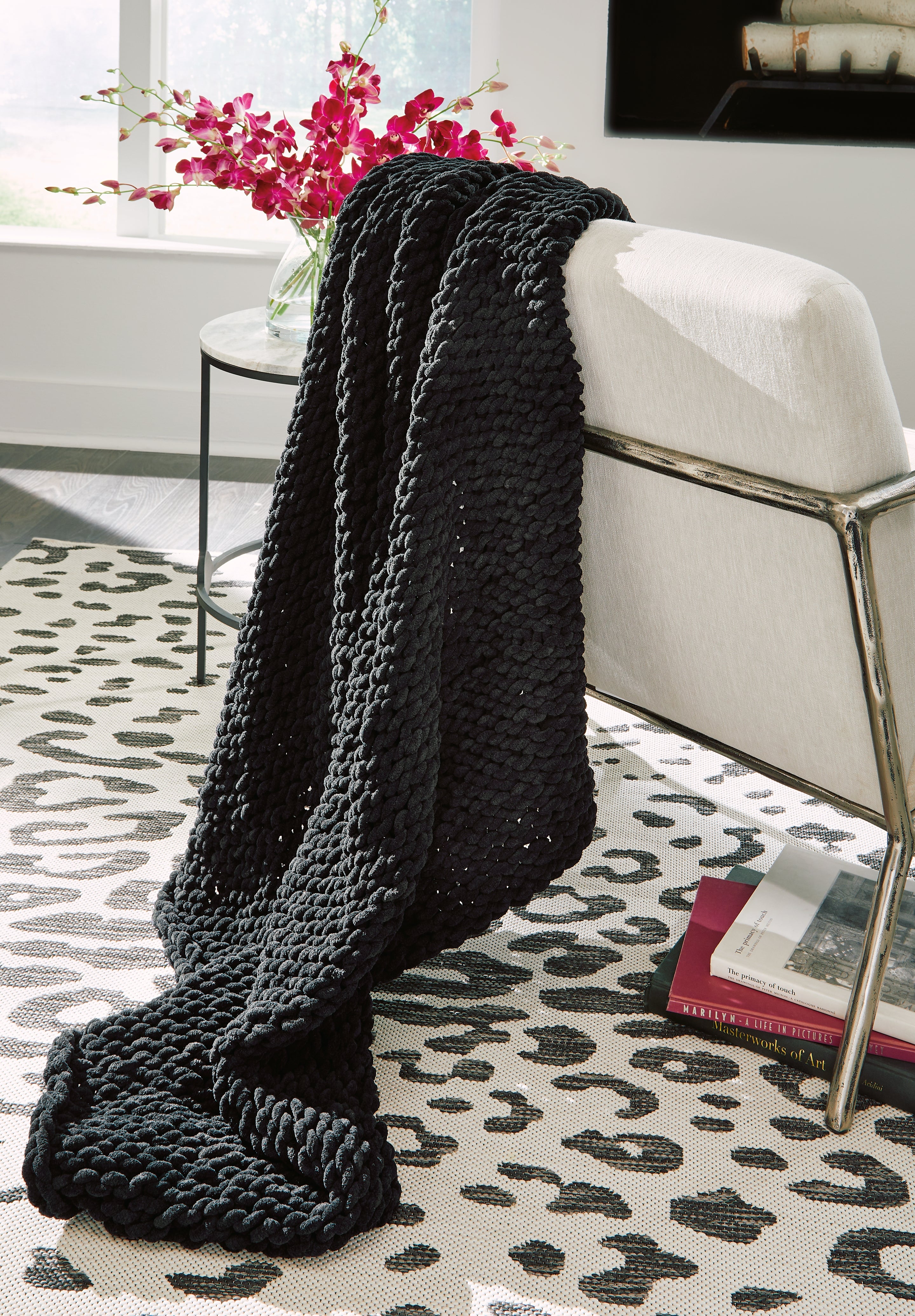 Coral Furniture - Ashley Furniture - Chaddon Throw - Throw / Ivory - A1001060T