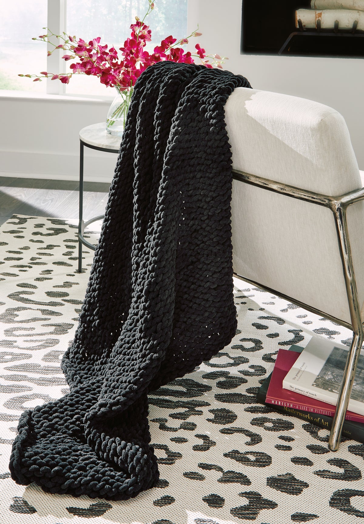 Coral Furniture - Ashley Furniture - Chaddon Throw (Set of 3) - Throw (3/CS) / Black - A1001061