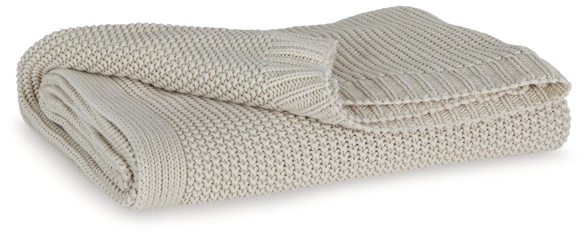 Coral Furniture - Ashley Furniture - Gayelery Throw (Set of 3) - Throw (3/CS) / Sand - A1001084