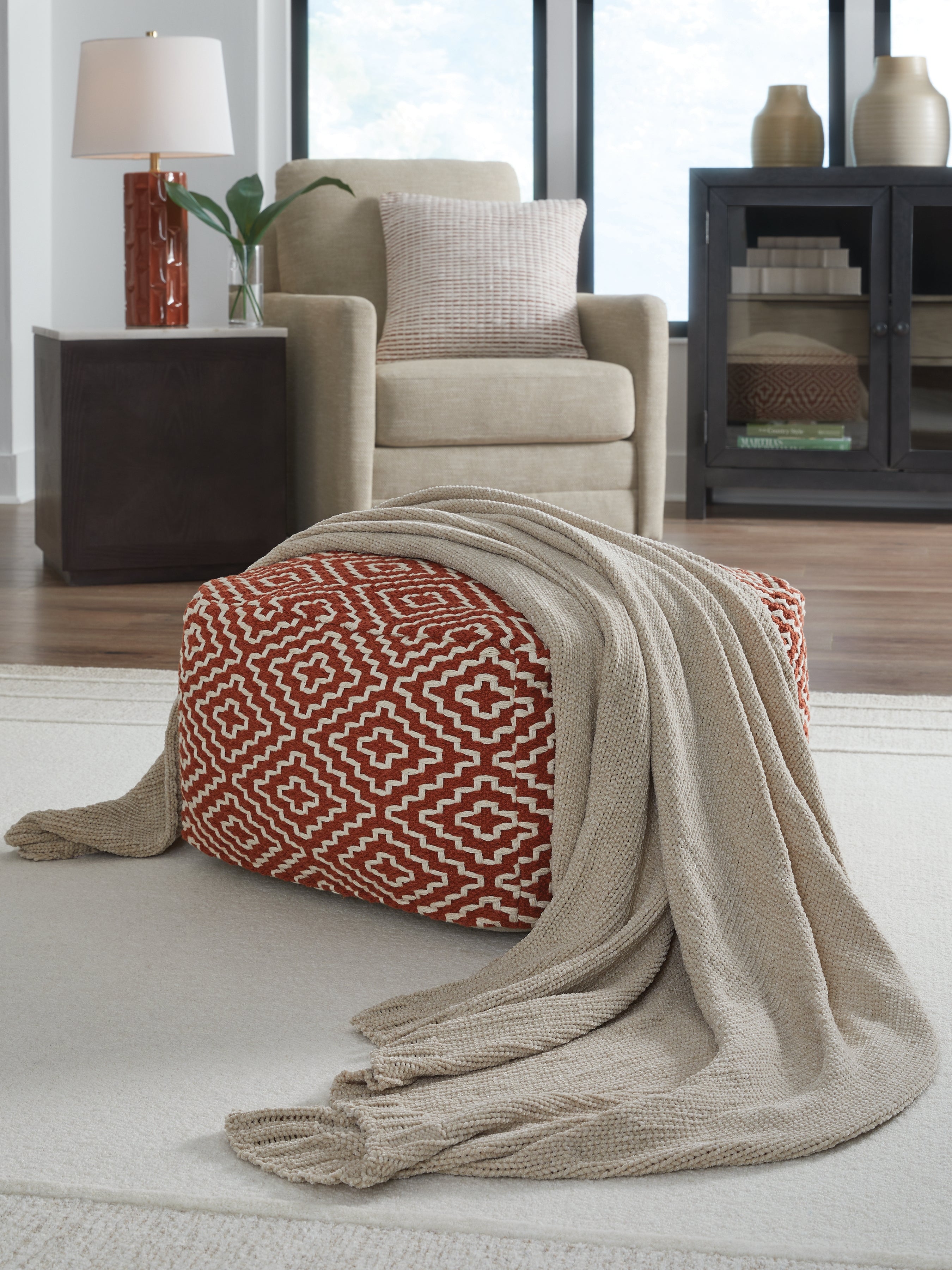Coral Furniture - Ashley Furniture - Anawood Throw - Throw / Oatmeal - A1001096T