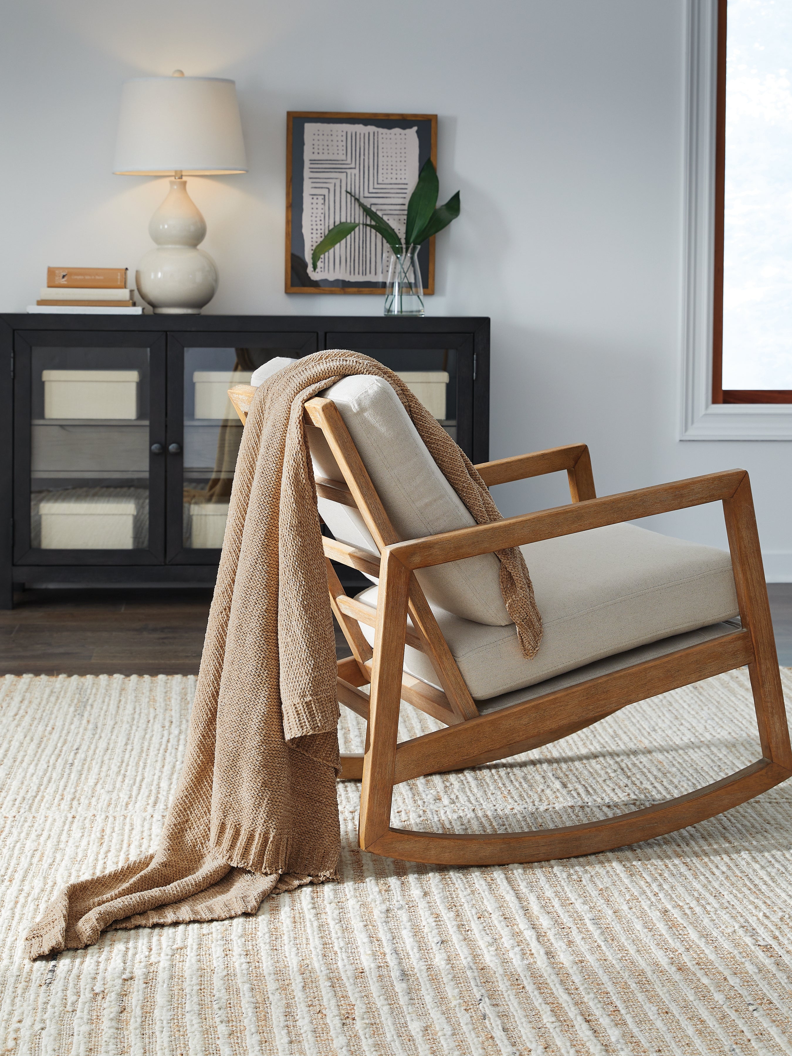 Coral Furniture - Ashley Furniture - Anawood Throw - Throw / Gold - A1001099T