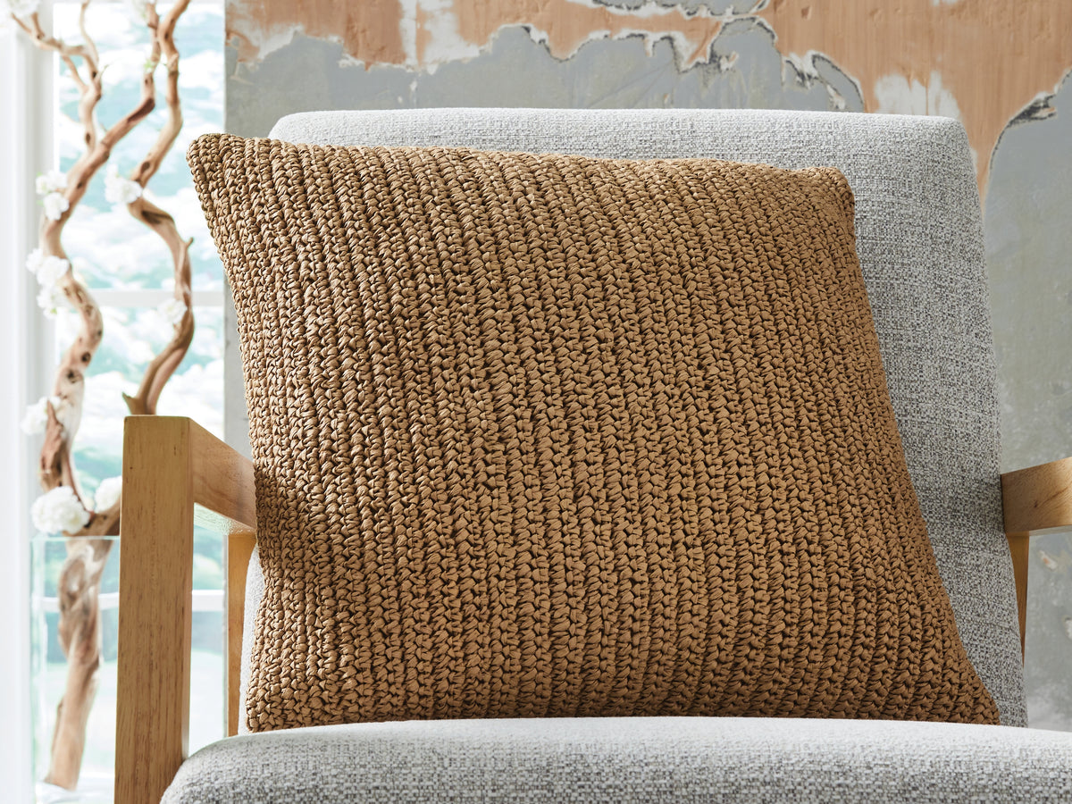 Coral Furniture - Ashley Furniture - Habenvale Pillows - Pillow (4/CS) / Tan - A1001120