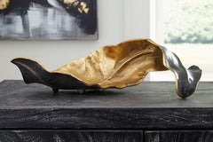 Coral Furniture - Ashley Furniture - Melinda Sculpture - Sculpture / Black/Gold Finish - A2000416