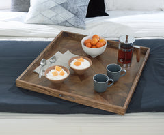 Coral Furniture - Ashley Furniture - Heddford Tray - Tray / Brown - A2000722