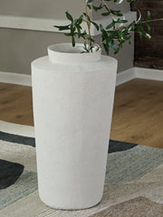 Coral Furniture - Ashley Furniture - Flurinworth Vase - Vase / Cream - A2000768