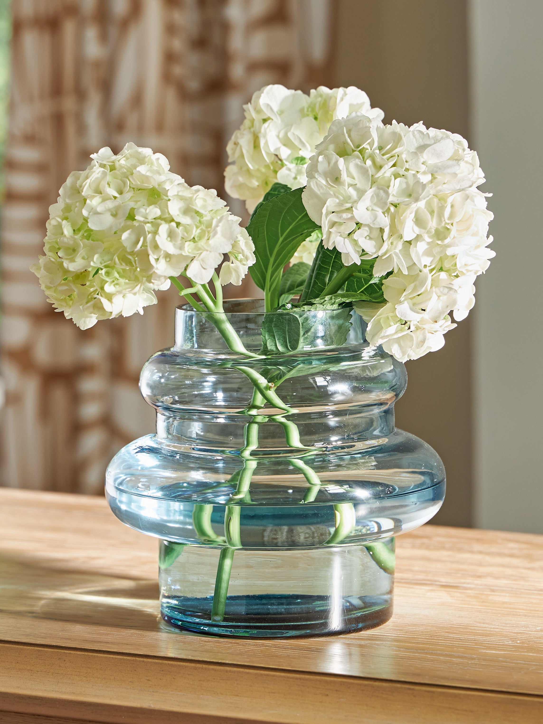 Coral Furniture - Ashley Furniture - Vallmen Vase - Vase / Blue - A2000799