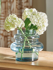 Coral Furniture - Ashley Furniture - Vallmen Vase - Vase / Blue - A2000799