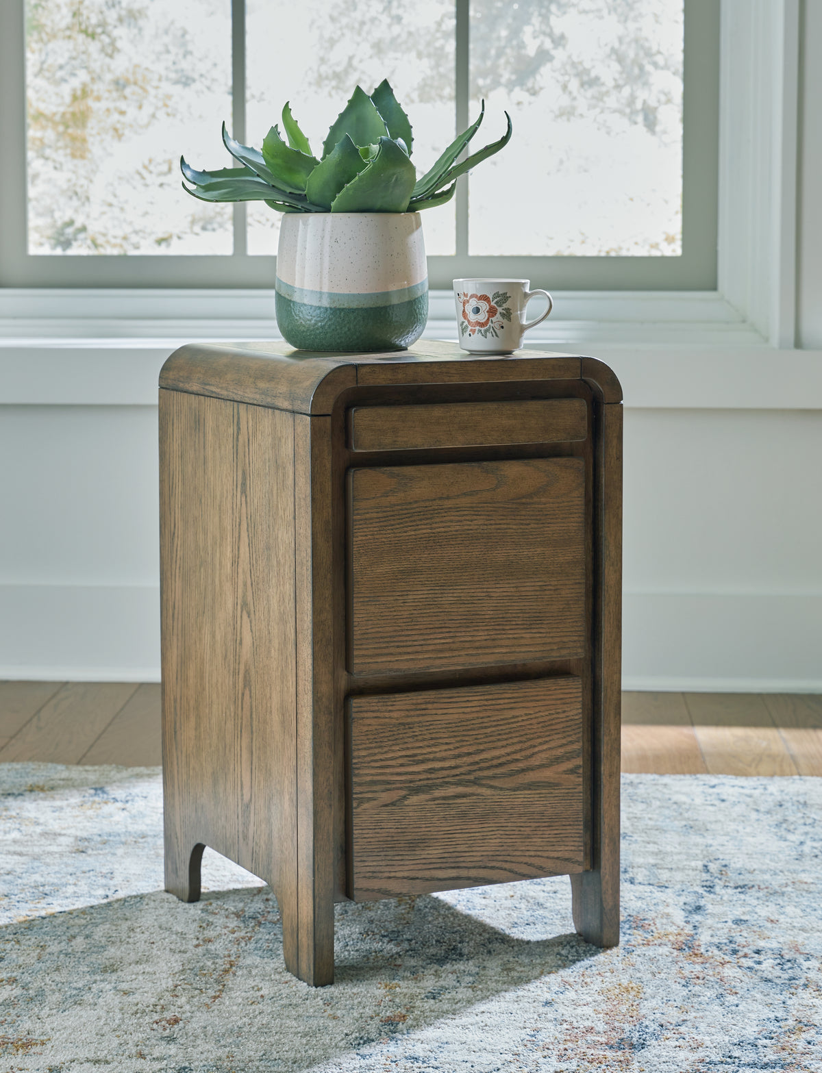 Coral Furniture - Ashley Furniture - Jensworth Accent Table - Accent Table / Brown - A4000636
