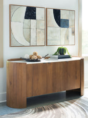 Coral Furniture - Ashley Furniture - Fitzroy Accent Cabinet - Accent Cabinet / Brown/White - A4000688