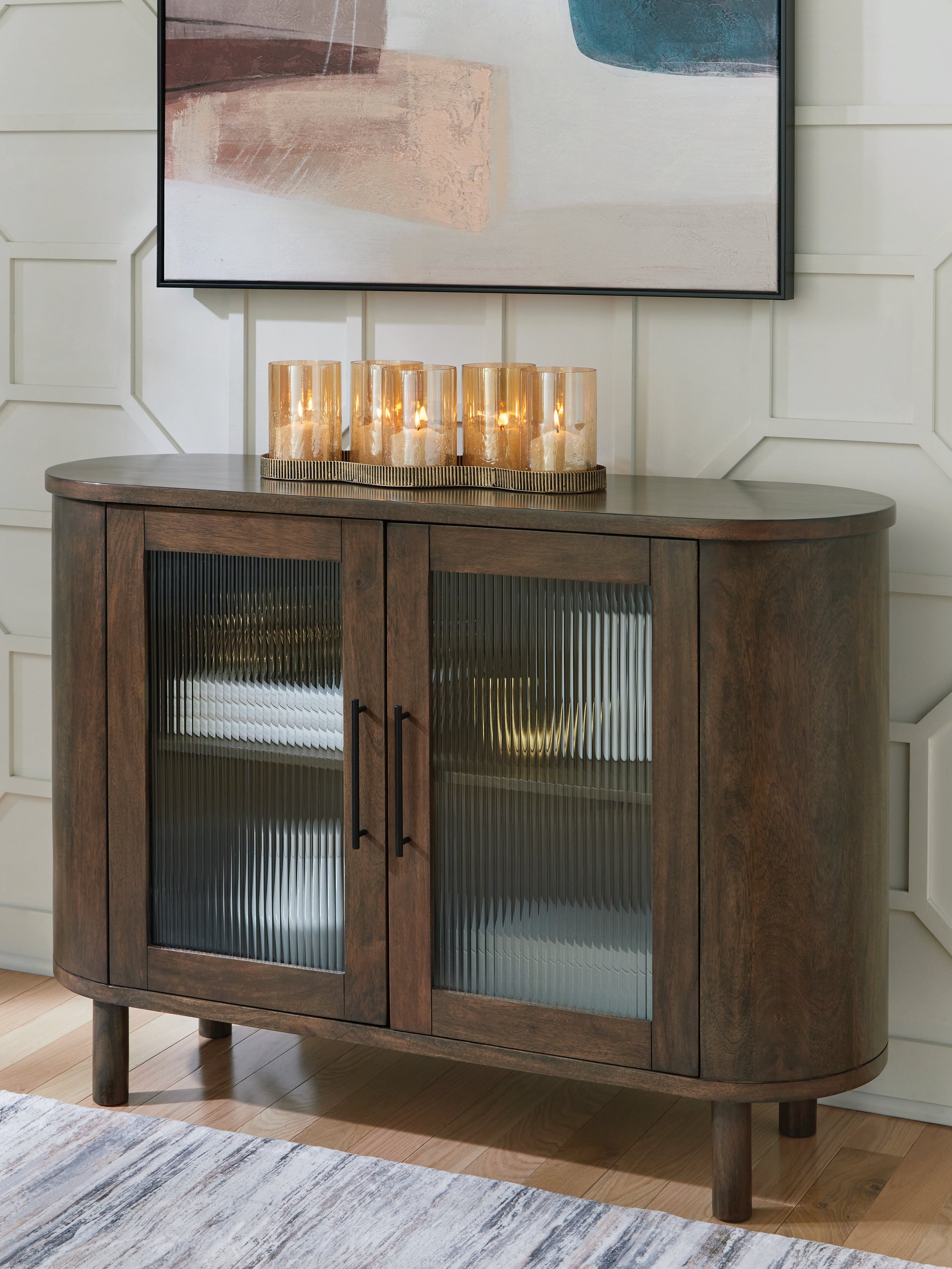 Coral Furniture - Ashley Furniture - Mayridge Accent Cabinet - Accent Cabinet / Medium Brown - A4000694
