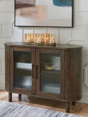 Coral Furniture - Ashley Furniture - Mayridge Accent Cabinet - Accent Cabinet / Medium Brown - A4000694