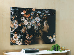 Coral Furniture - Ashley Furniture - Valfer Wall Decor - Wall Art / Orange/Black/White - A8000481