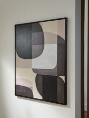 Coral Furniture - Ashley Furniture - Kesleigh Wall Decor - Wall Art / Black/White - A8000495
