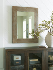 Coral Furniture - Ashley Furniture - Waltleigh Mirror - Floor Mirror / Distressed Brown - A8010278