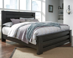 Coral Furniture - Ashley Furniture - Brinxton Bedroom - Full Panel Bed / Charcoal - B249B5