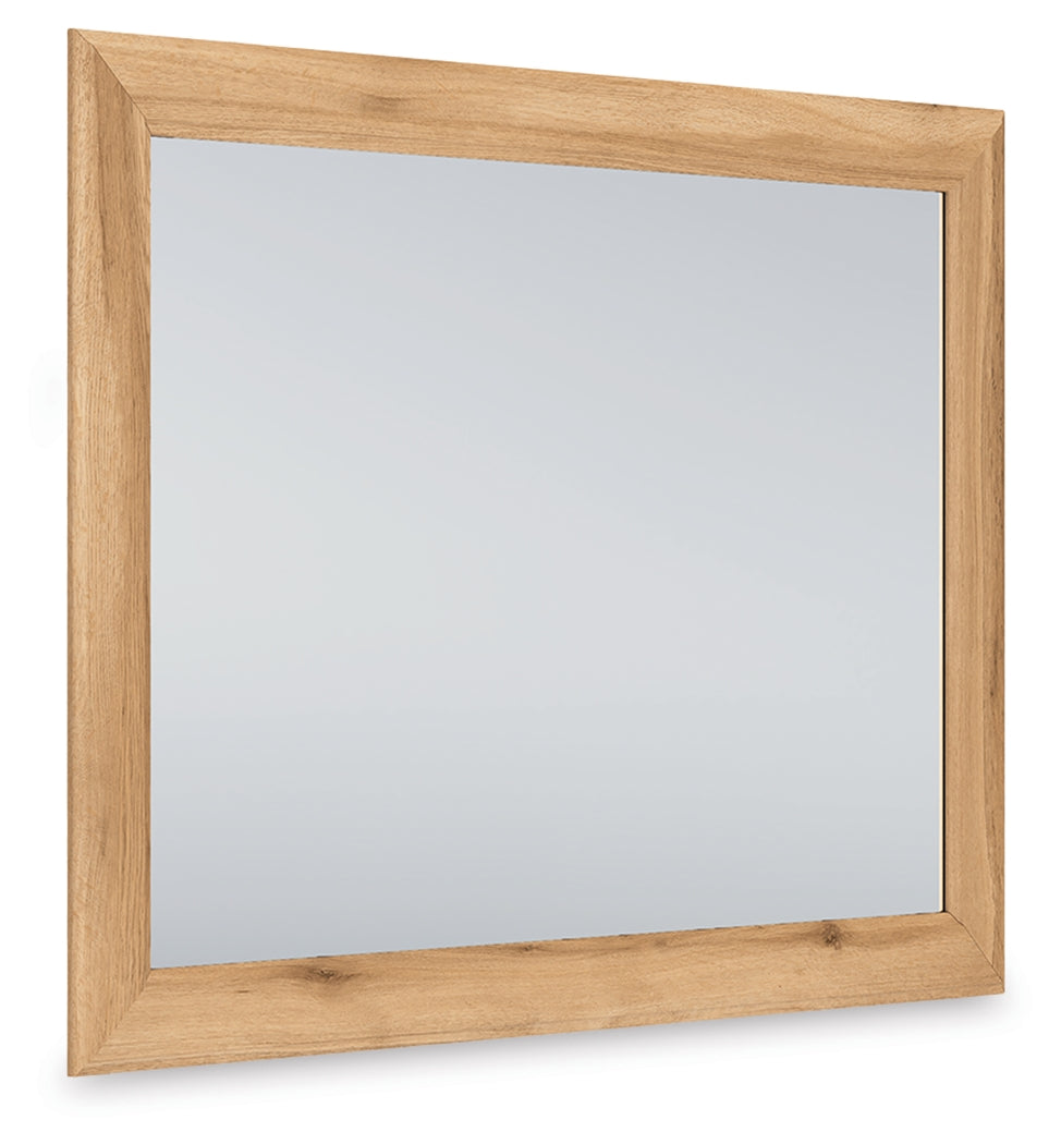 Coral Furniture - Ashley Furniture - Aleaport Bedroom - Bedroom Mirror / Warm Brown - PCB1075-36