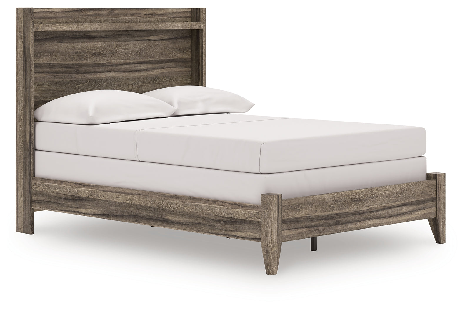 Coral Furniture - Ashley Furniture - Elbrim Bedroom - Full Panel Bed / Brown - PCB2005B8