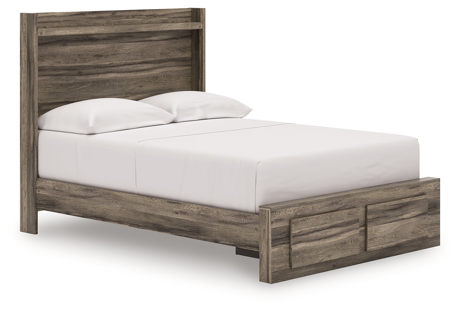 Coral Furniture - Ashley Furniture - Elbrim Bedroom - Full Panel Storage Bed / Brown - PCB2005B10