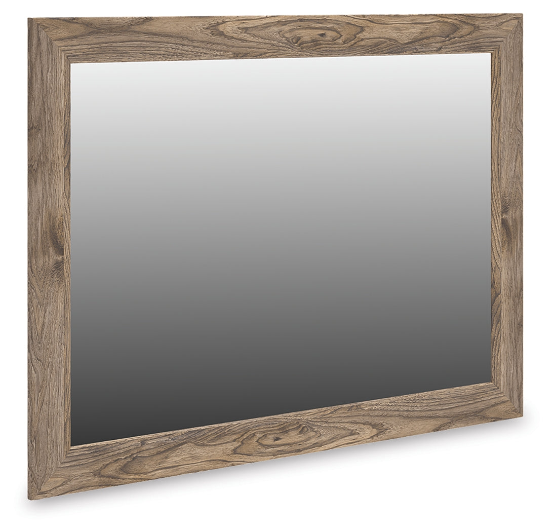 Coral Furniture - Ashley Furniture - Rusticott Bedroom - Bedroom Mirror / Brown - PCB2260-36